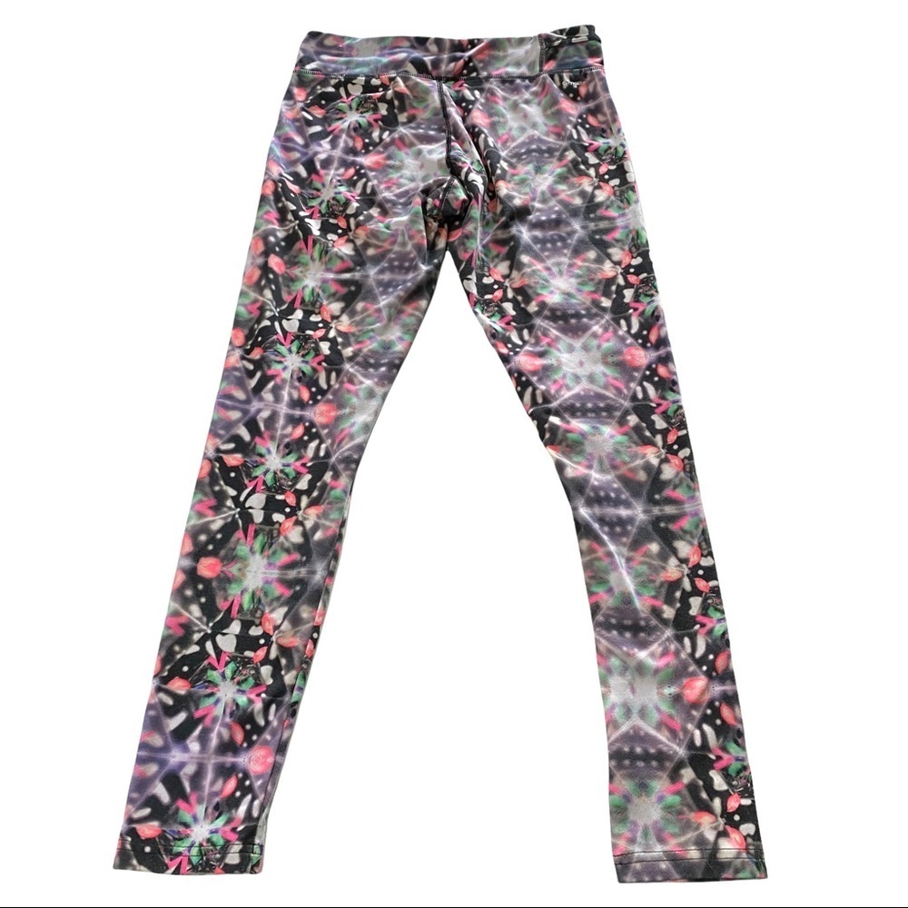 Adidas Ultimate Climalite Tight Leggings Pink/Black Elastic Waist Women’s Small